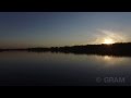 on the river