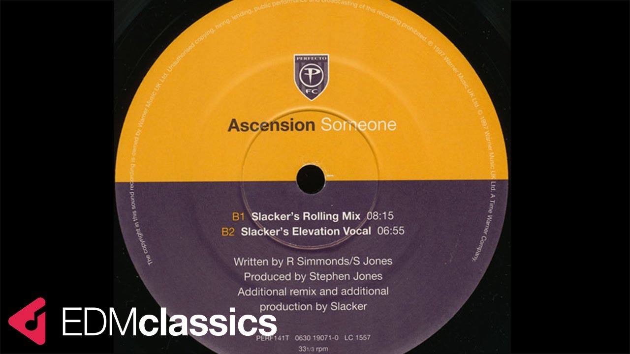 Ascension - Someone (Original Vocal Mix) (1997) - YouTube
