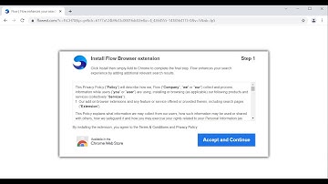 Flowext.com Flow Browser extension removal.