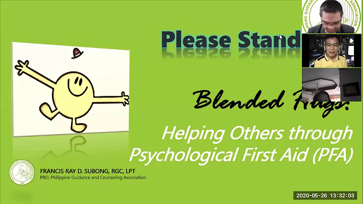Blended Hugs: Helping Others through Psychological First Aid (PFA) (PGCA Webinar Series)