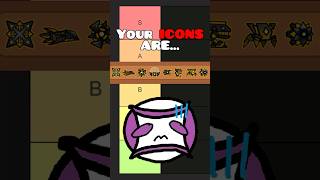 YOUR GD ICONS ARE SO 50/50 #geometrydash #gdupdate #geometrydashextremedemon #ranking #top5