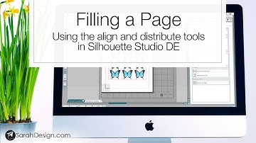 Filling a Page in Silhouette Studio DE