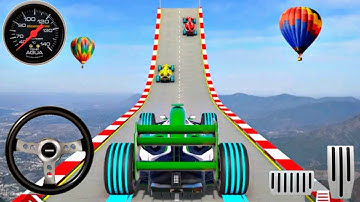 Formula Car Racing Stunts Simulator 3D - Mega Ramp Car Impossible 2021 - Android iOS Gameplay #3