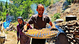 NEFİS KÖY BAKLAVASI YAPIMI~közde baklava eski usül