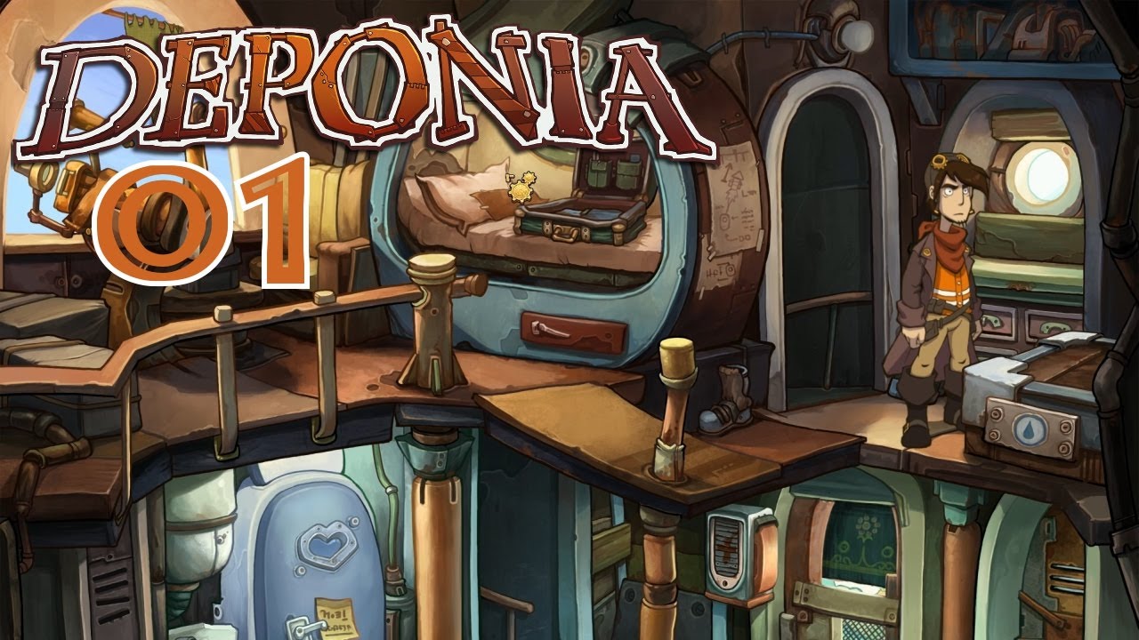 Let's Play Deponia #001 [Deutsch,HD] - Wozu denn ein Tutorial? - YouTube