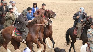 مسابقه بزکشی تخار  والسوالی فرخار race bazkashi takhar Afghanistan