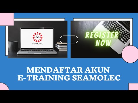 Mendaftar Akun di Etraining SEAMOLEC