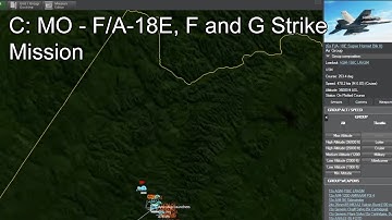 C: MO - F/A-18E, F and G Strike Mission