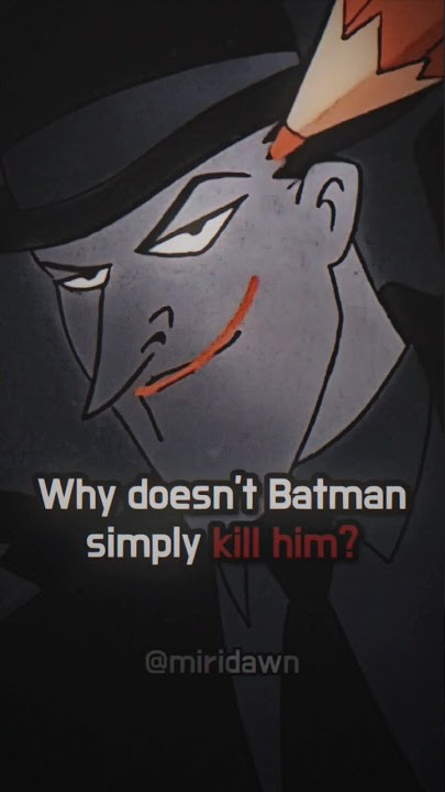 Batman REVEALS the REAL DARK reason why he doesn't kill villains #shorts #batman #dcuniverse #comics
