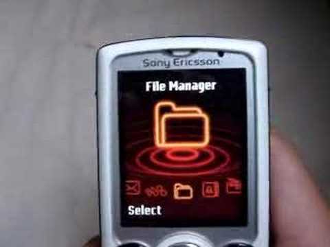 W810i W810 With New Flash Menus Youtube