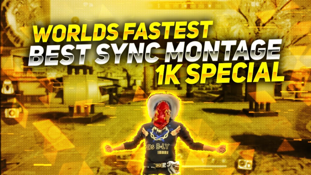 World's Fastest Free fire Beat Sync Montage | 1K SPECIAL | Let's Nacho :Free Fire Beat Sync Montage