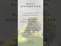 Daily Affirmation