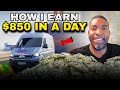 $850 made in a Day | Cargo Van Business