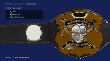 WWE 2k20: New Patch. Create a Championship is Back...