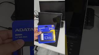 Notebook Lenovo que chegou para upgrade de SSD e formatação