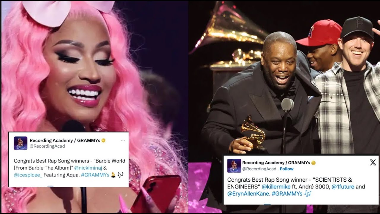 Nicki Minaj Announced As Grammy Winner For 1st Time, Moments Later The