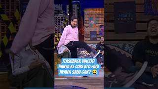 Flashback Vincent nanya ke coki kalau pagi nyanyi sabu gak?/ Sarapan Bubur #tonightshow #shorts