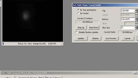 Image-Pro Plus: Controlling Multi-Dimensional Acquisition Using AFA Module