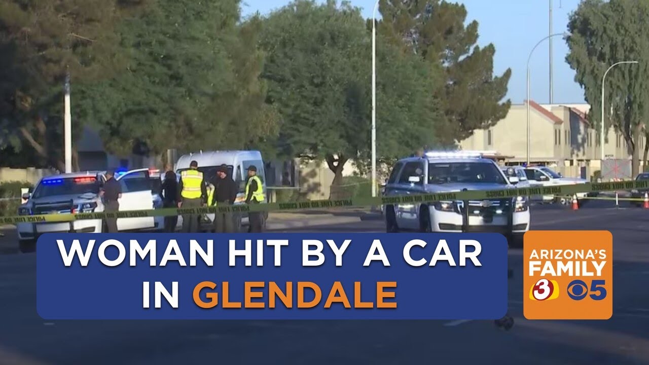 Woman hit and killed by a car while crossing busy Glendale street - YouTube