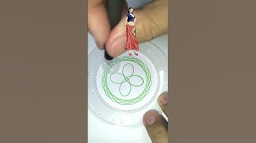 💧 Triangle Spirograph 💝✏️ #shorts #spirograph #satisfying #diy #art #onepiece