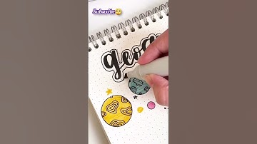 Realistic Geography Title Page Designs #Shorts #arttricks #geographytitle