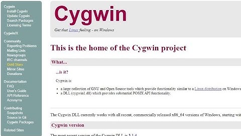 Cygwin