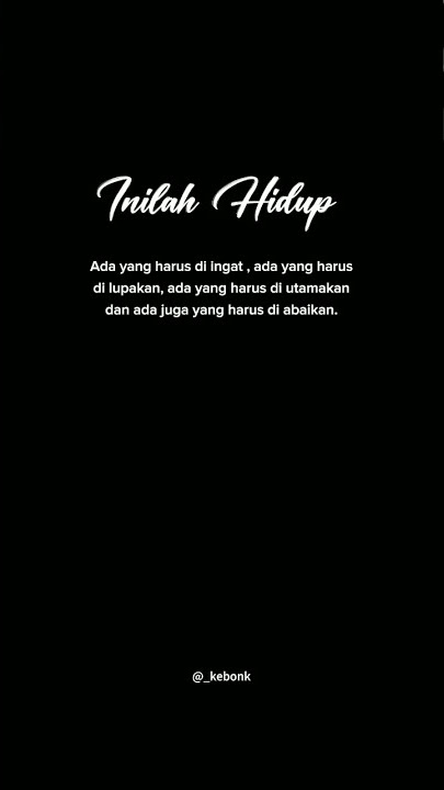 inilah Hidup | Story wa motivasi | story wa islami #shorts