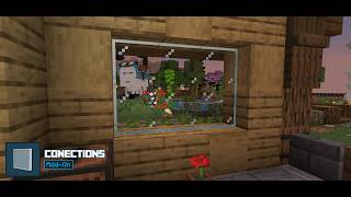 Connected glass addon for Minecraft Bedrock