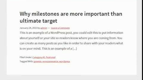 Filtering the posts by Category (Ajax based)