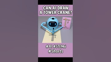 🏗️ Can You Guess What This AI Robot Is Drawing? 🚧✨ Watch till the end! #AIArt #STEMKids #GuessIt