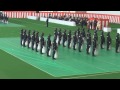 2017年岡山県警察年頭視閲式管区機動隊大盾操法