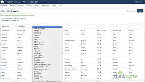 Setup: Import/Export Walkthrough ThinkWave 3.0