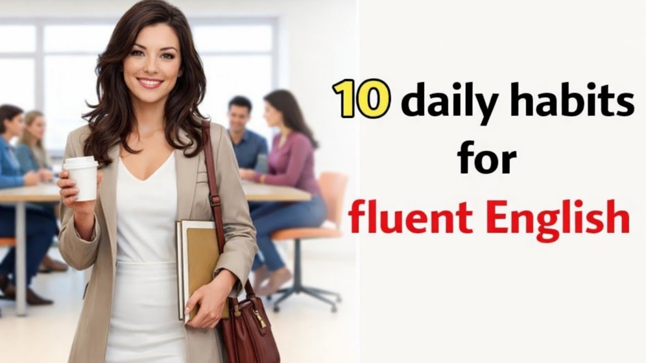 10 Daily Habits for Fluent English | Speak English Confidently Every ...
