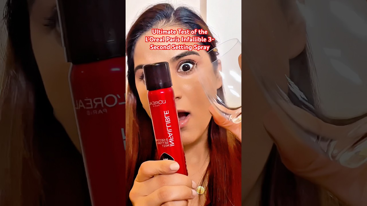 Ultimate Test of the L'Oreal Paris Infallible 3-Second Setting Spray 