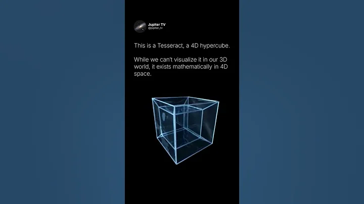 3D vs. 4D Cube ⚛️ #shorts #maths