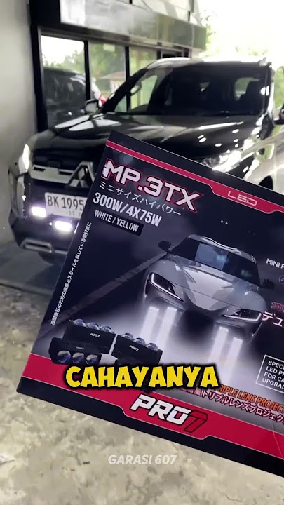 WHAT IS THE 300 WATT LIGHT? #garasi607 #pajero #carworkshop #medanworkshop
