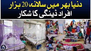 Around world, 20 thousand people suffer from dengue every year - Aaj News
