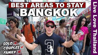Top 3 Best Areas To Stay In BANGKOK | Better Calmer & Safer For Everyone #livelovethailand