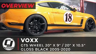 The New VOXX GT5 Wheel Pays Homage To The 2020 Shelby GT500 Carbon Track Pack Wheel