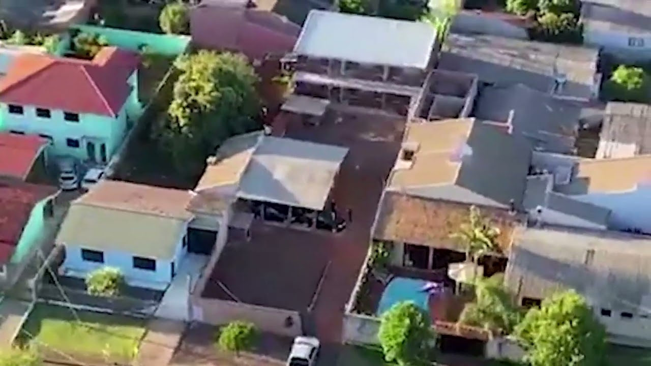 Imagens aéreas mostram ação durante operação contra tráfico