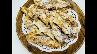 Very easy and quick recipe for KETO ALMOND CROISSANTS FROM KETO TORTILLAS, Air Fryer