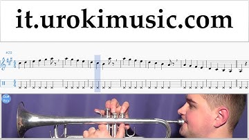 Lezioni di Tromba Alessandra Amoroso - Comunque andare Tutorial Spartito Parte#1 um-i276