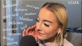 Asmr Sleepy Trigger Words Repeated With Semi Inaudible Whispering