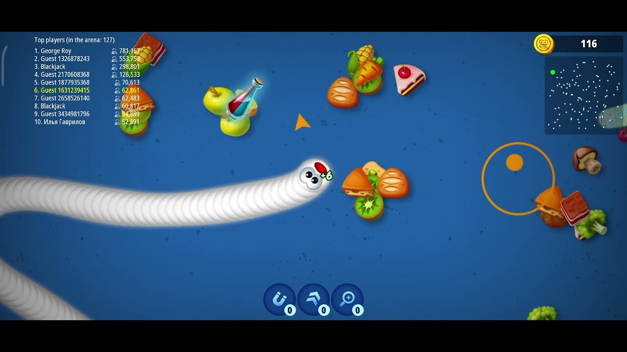 I come top 5 in wormszone.io game #wormszoneio - YouTube