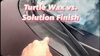 Turtle Wax vs. Solution Finish part 2 | Which Trim Restorer Is Holding Up Better