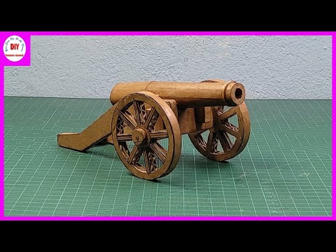 Video: How To Make A Cannon Model