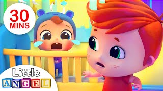 Jack and Jill are trying to put brother John to sleep. Watch what h...