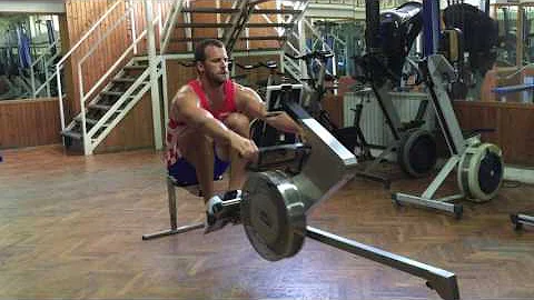 Damir Martin builder With RP3 rowing machine