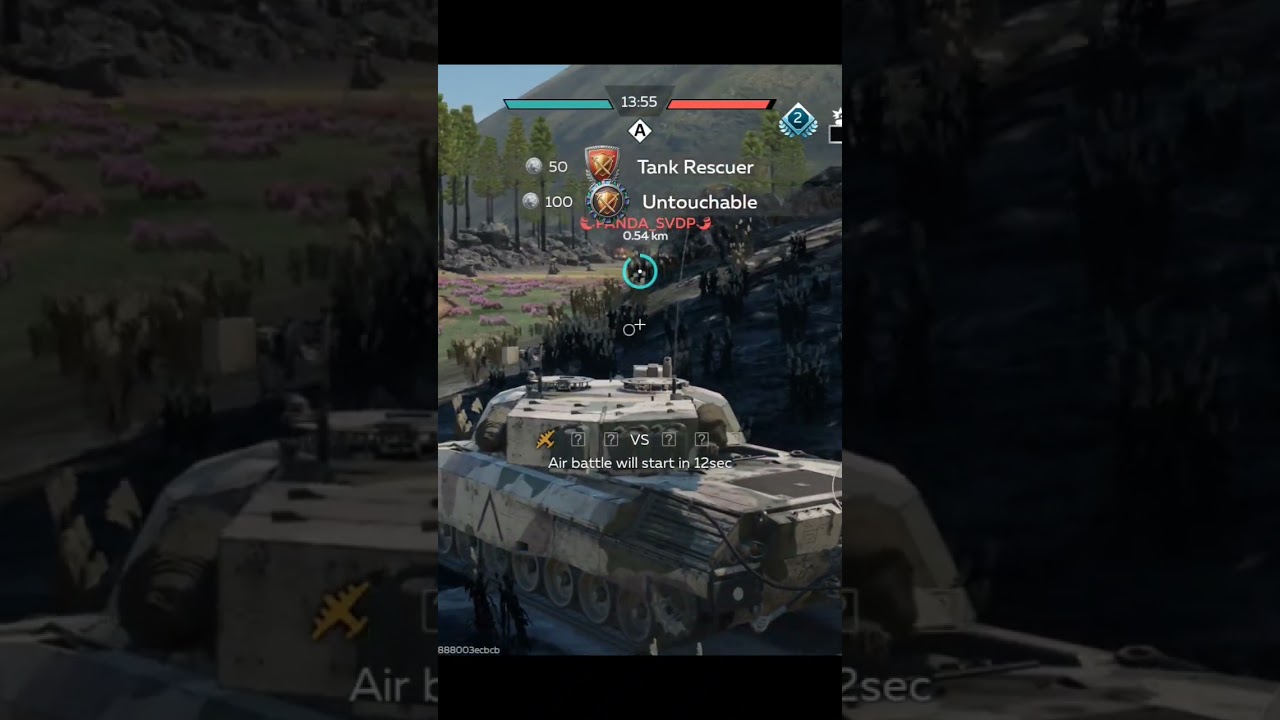 War Thunder Mobile Rare Leopard C2A1 Vs T-55AMD-1 & CM11