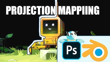 Projection Mapping in Blender 3d workflow #blender